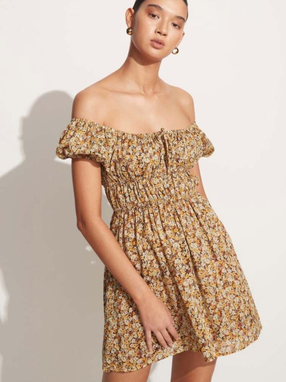 NWT Faithfull the Brand ‘Viola’ Mini Dress in Edelyn Floral Print / XS